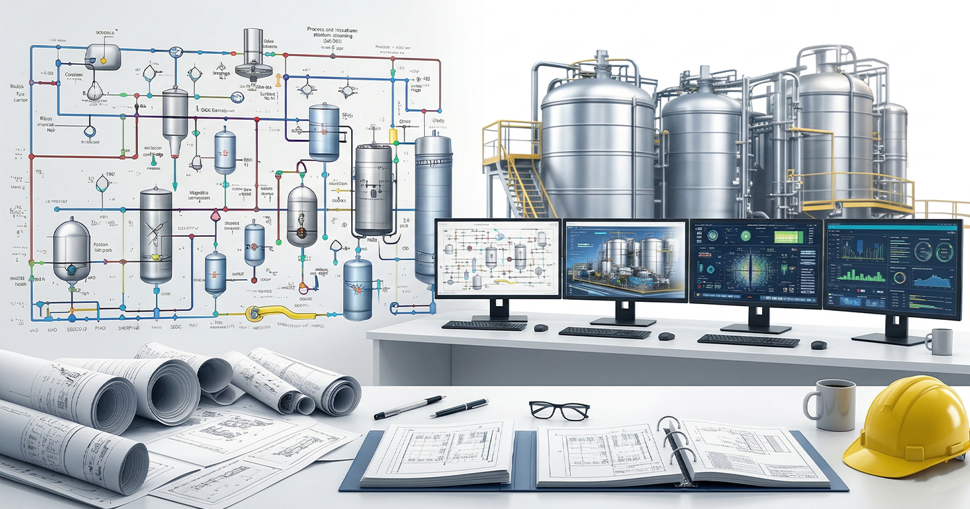 Desarrollo de ingeniería de procesos para la industria