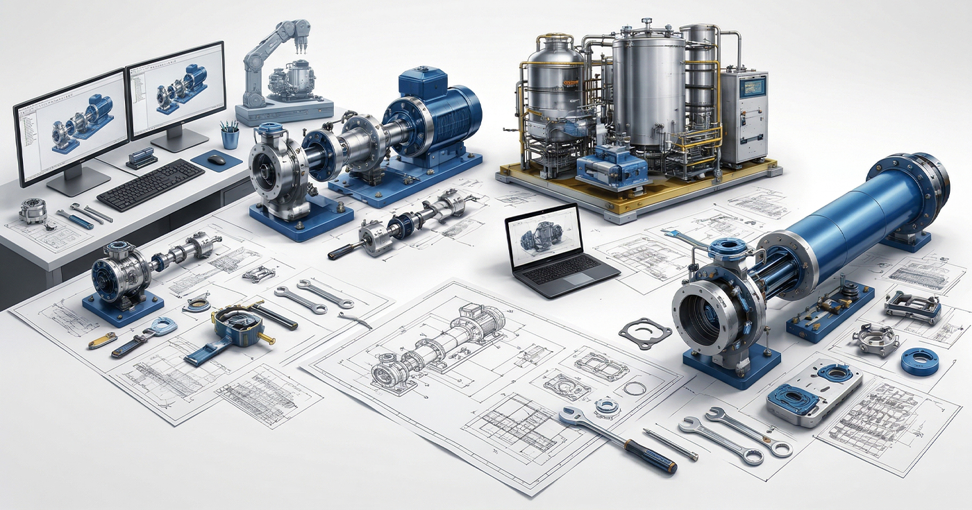 Diseño mecánico industrial: soluciones de ingeniería para la industria